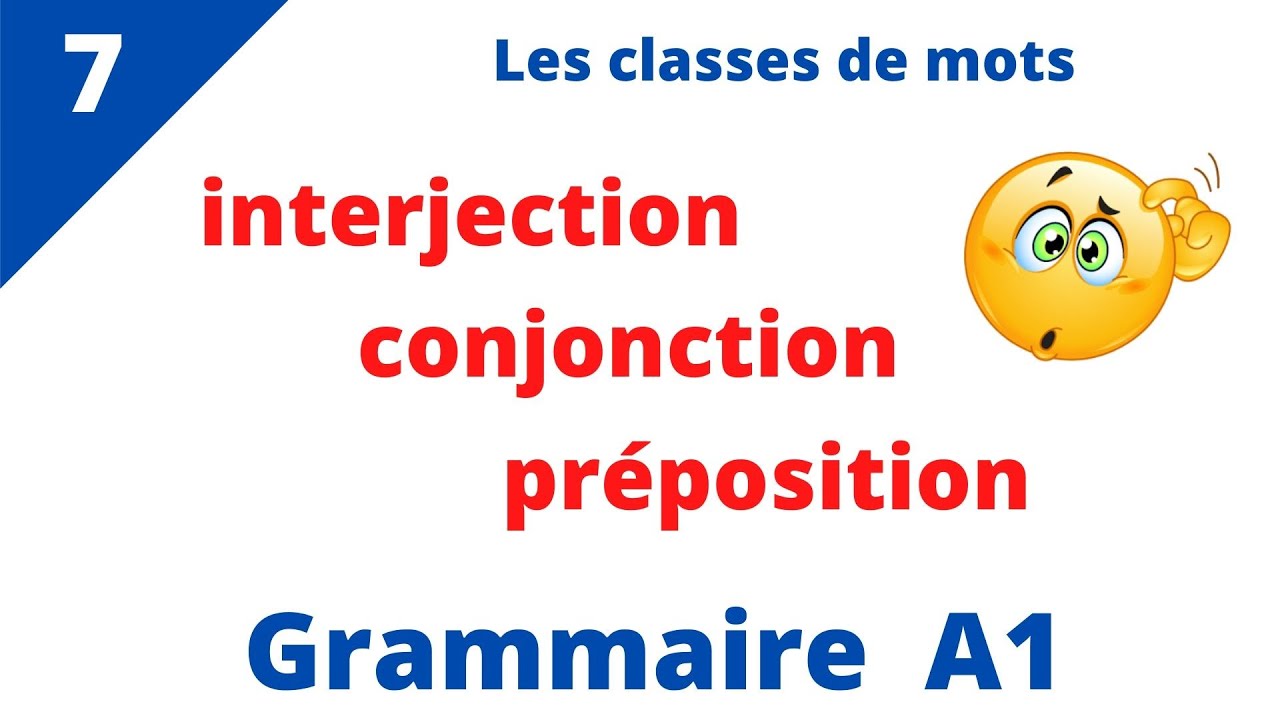 شرح les classes de mots