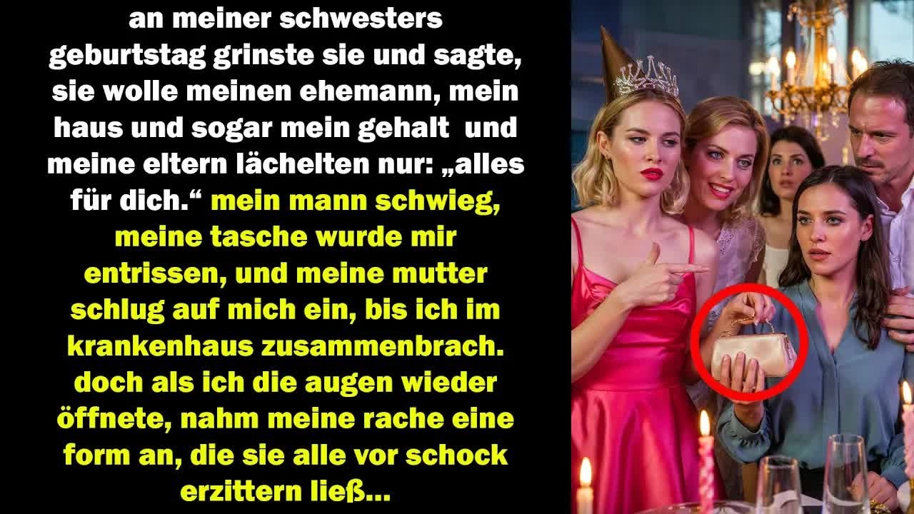meine schwester forderte mann haus und gehalt im krankenhaus schwor ich rache die alle erschüt