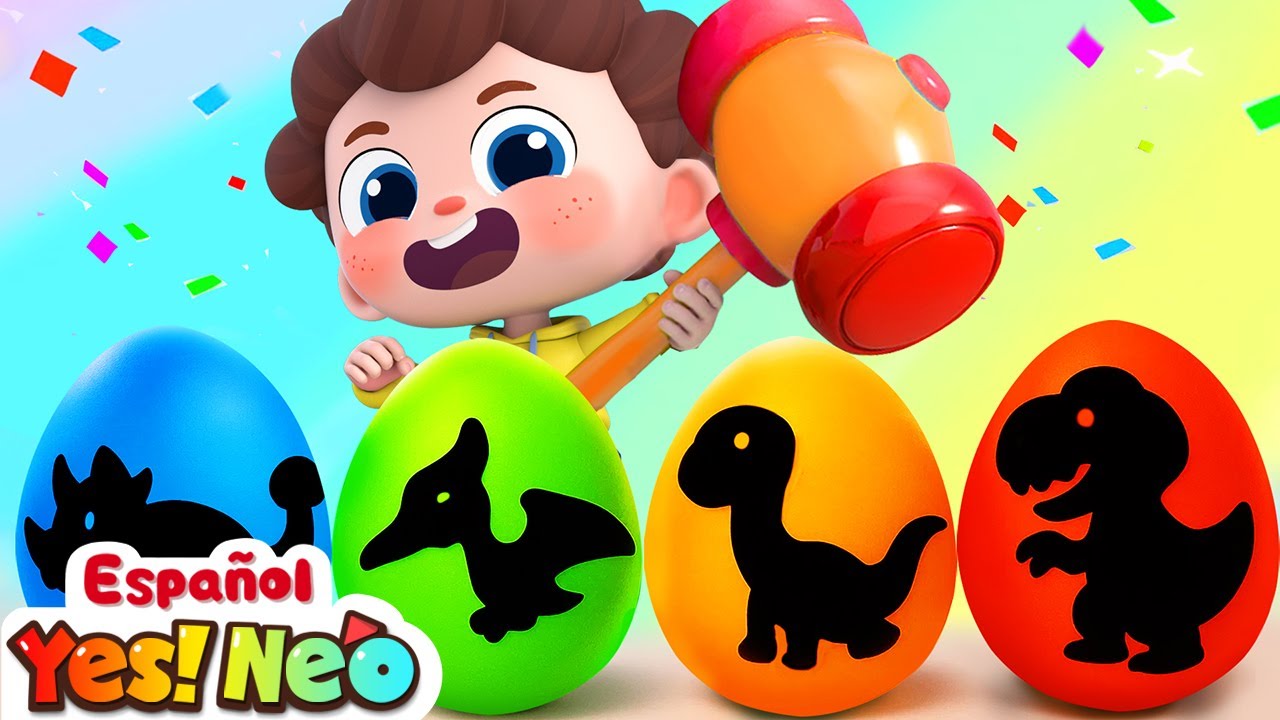 Cuatro Huevos Sorpresa | Yes! Neo - Canciones y Caricaturas para Niños
