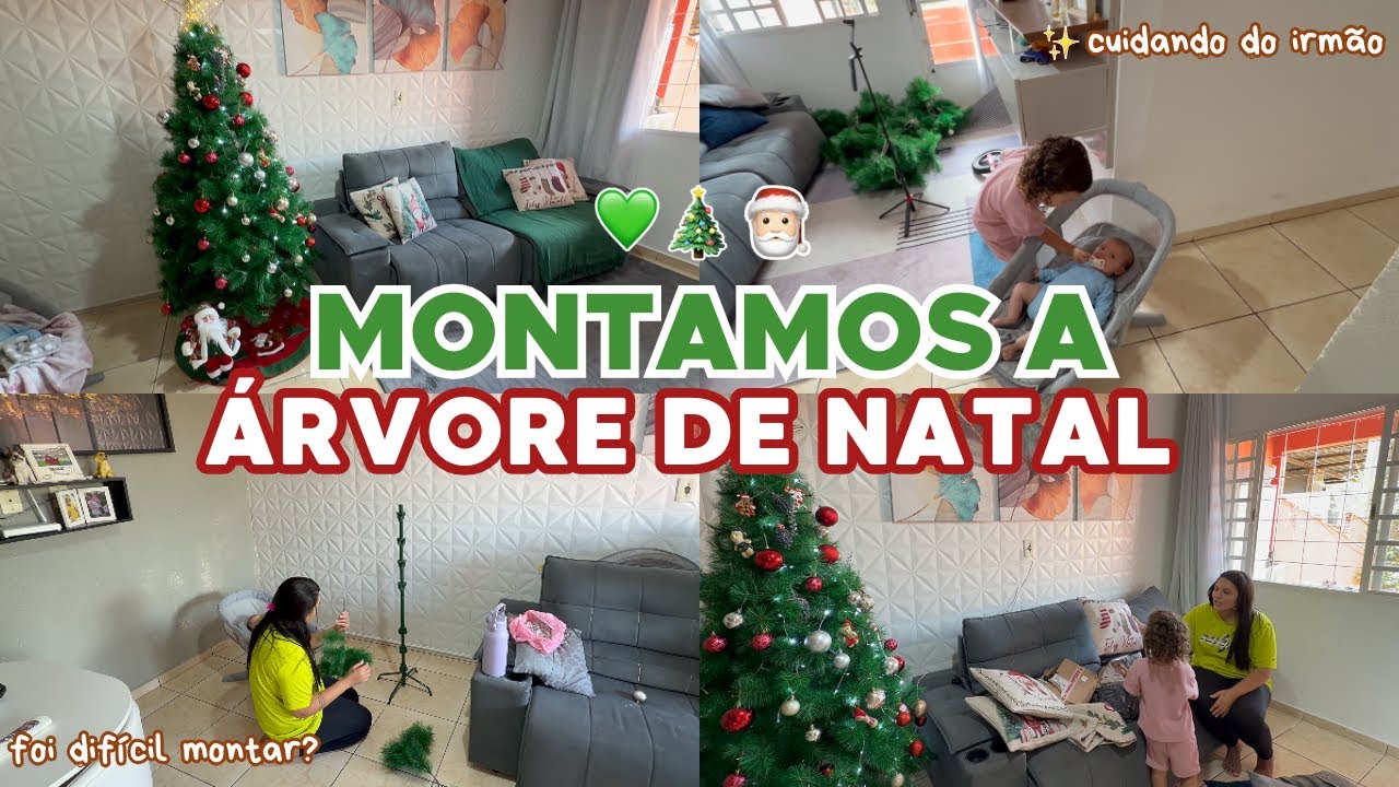 MONTAMOS NOSSA ÁRVORE DE NATAL DA SHOPEE 