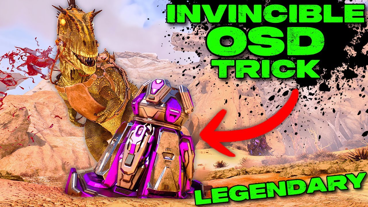 INVINCIBLE Legendary OSD Trick in Ark Survival Ascended!!! How To Get To Infinite Waves On Any OSD!!
