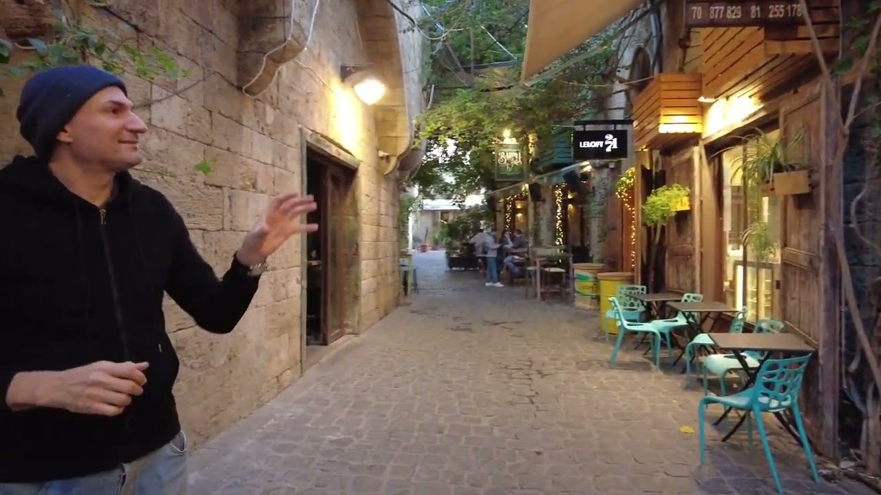 Batroun during Christmas time, North Lebanon - Wandering in the old souk of the city. Video OxLb.com