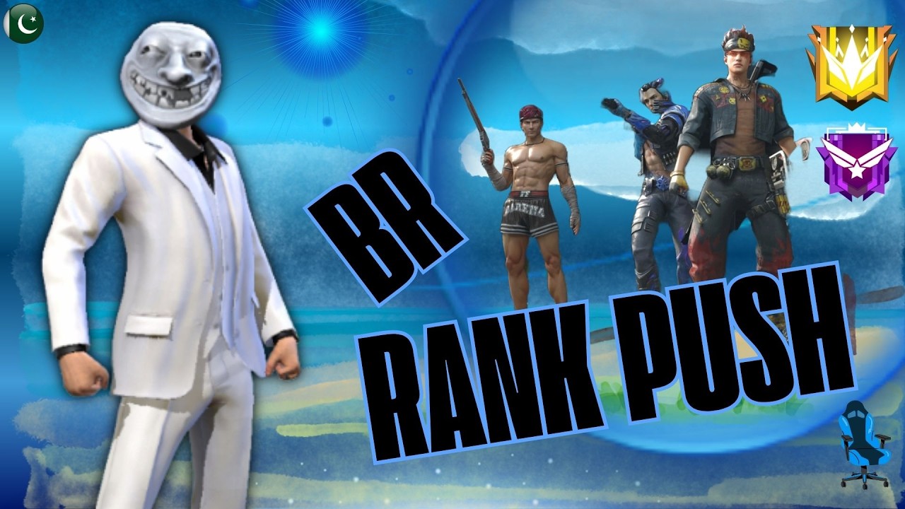 GaME ON IS LIVE BR.RANK PUSH 😱Op Gameplay🤪ff GaME ON 🔴LIVE