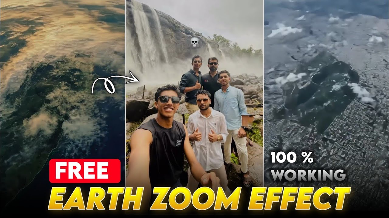 Instagram Trending Earth Zoom Reels Video Editing | How To Make Earth Zoom Reels Video