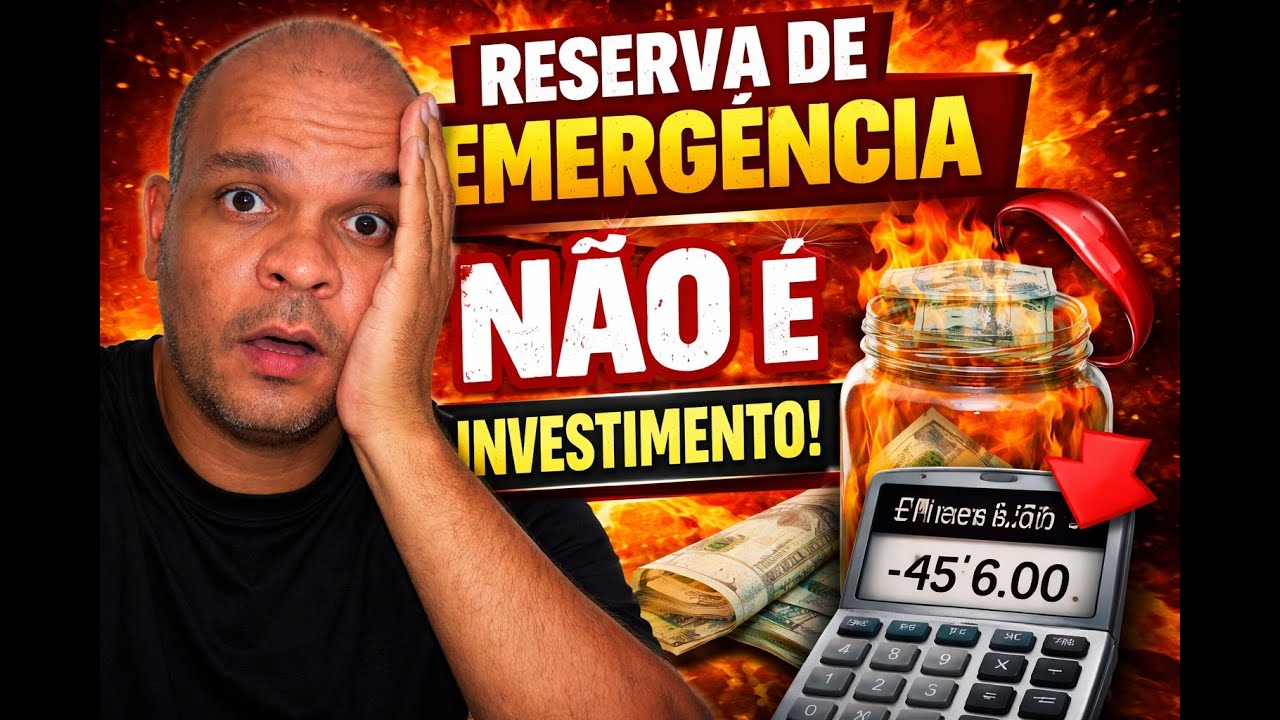 Reserva de emergência não é investimento