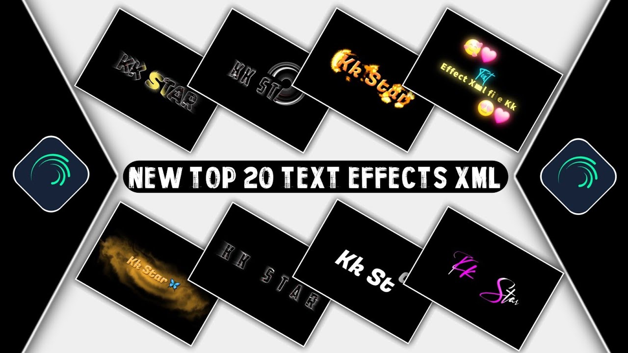 Text Animation Presets For Alight Motion | Alight Motion Text Effect XML File | text effect preset