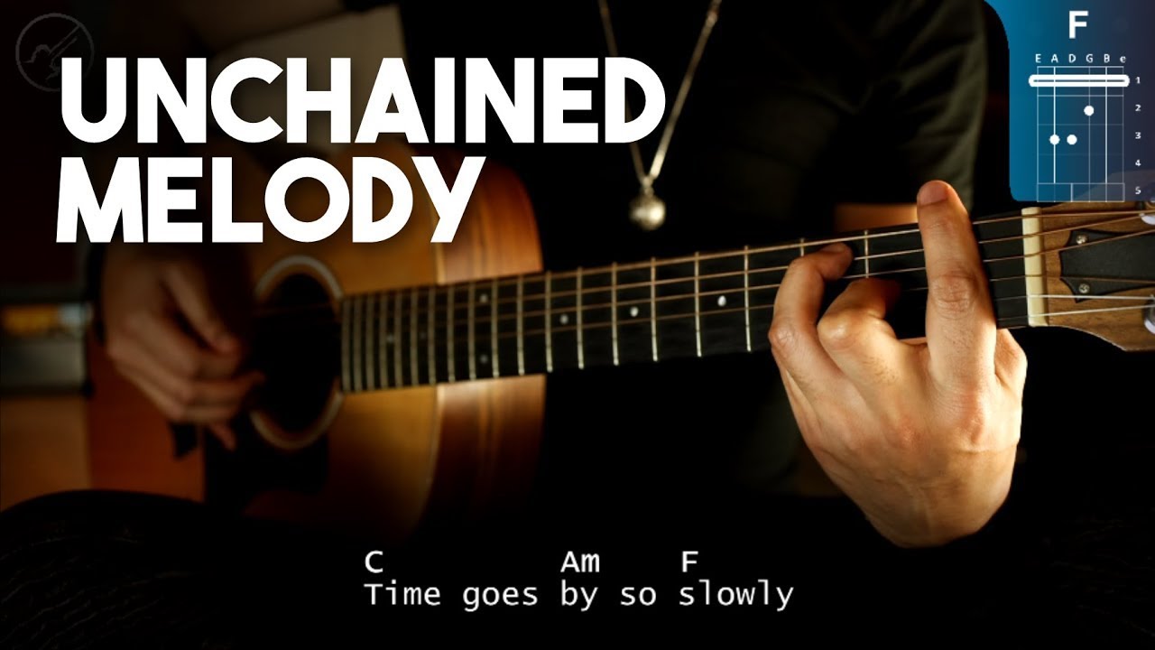 UNCHAINED MELODY    The Righteous Brothers   ELVIS   GUITAR Cover   ACORDES GUITARRA Christianvib 1