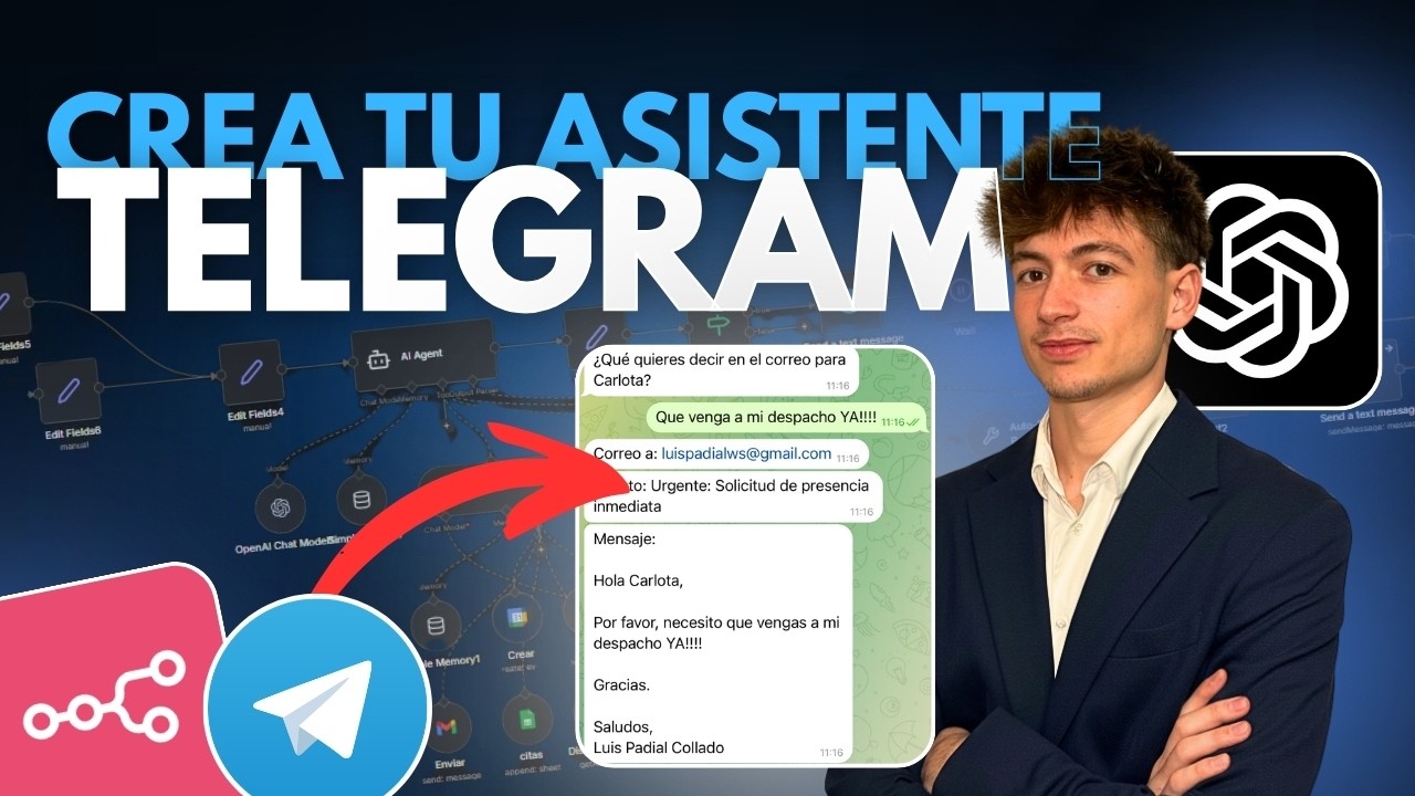 Cómo Crear un Asistente en Telegram con n8n | Automatización Paso a Paso