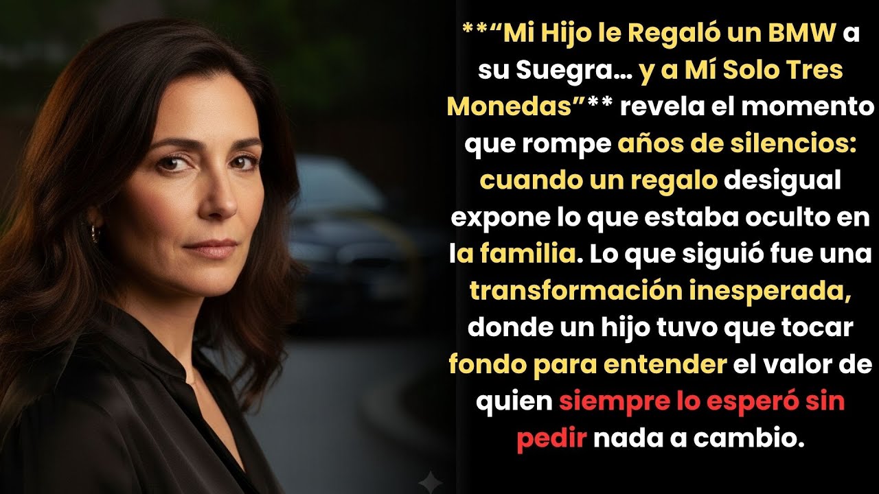 Esta es Mi Hijo le Regaló un BMW a su Suegra… y a Mí Solo Tres Monedas la historia silenciosa de una