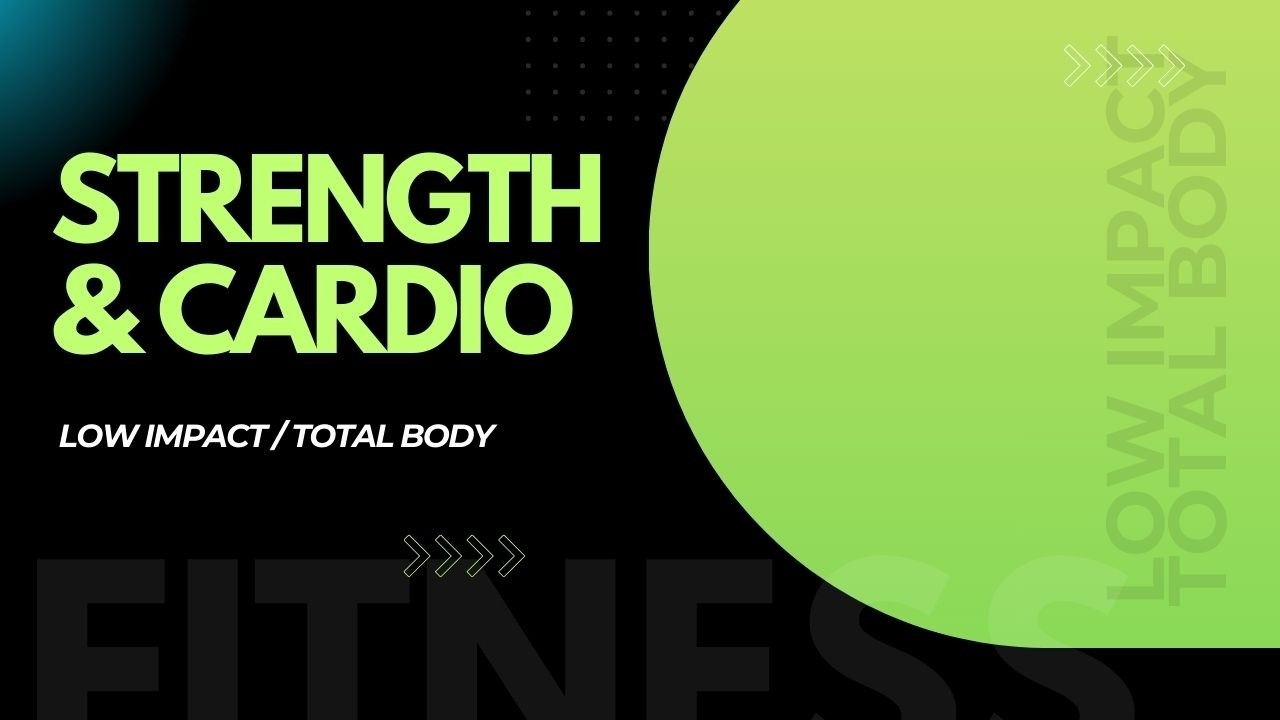 40 Minute - Strength/Core/Cardio with Dumbbells