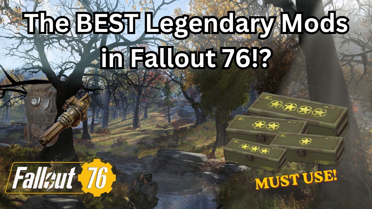The BEST Legendary Mods in Fallout 76!?