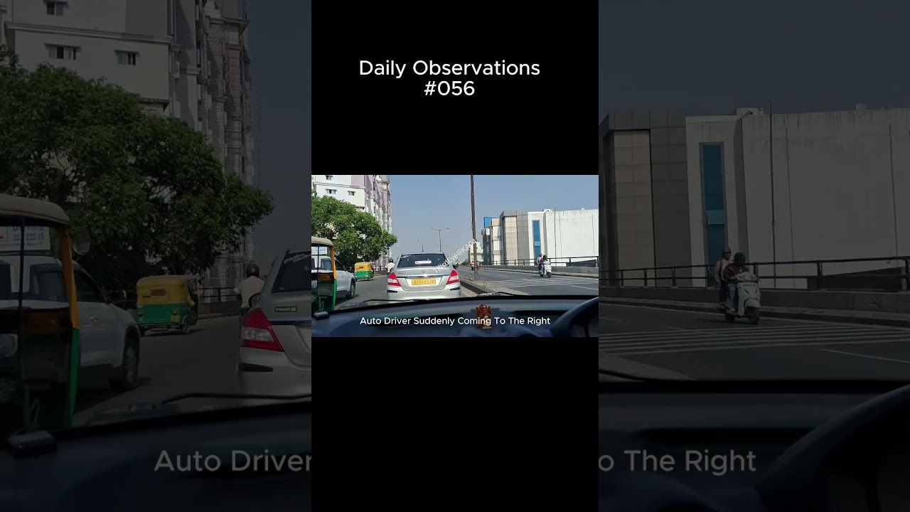 Senseless Auto Driver Suddenly Came To The Right Blindly | #ka04 #baddrivers #bengaluru