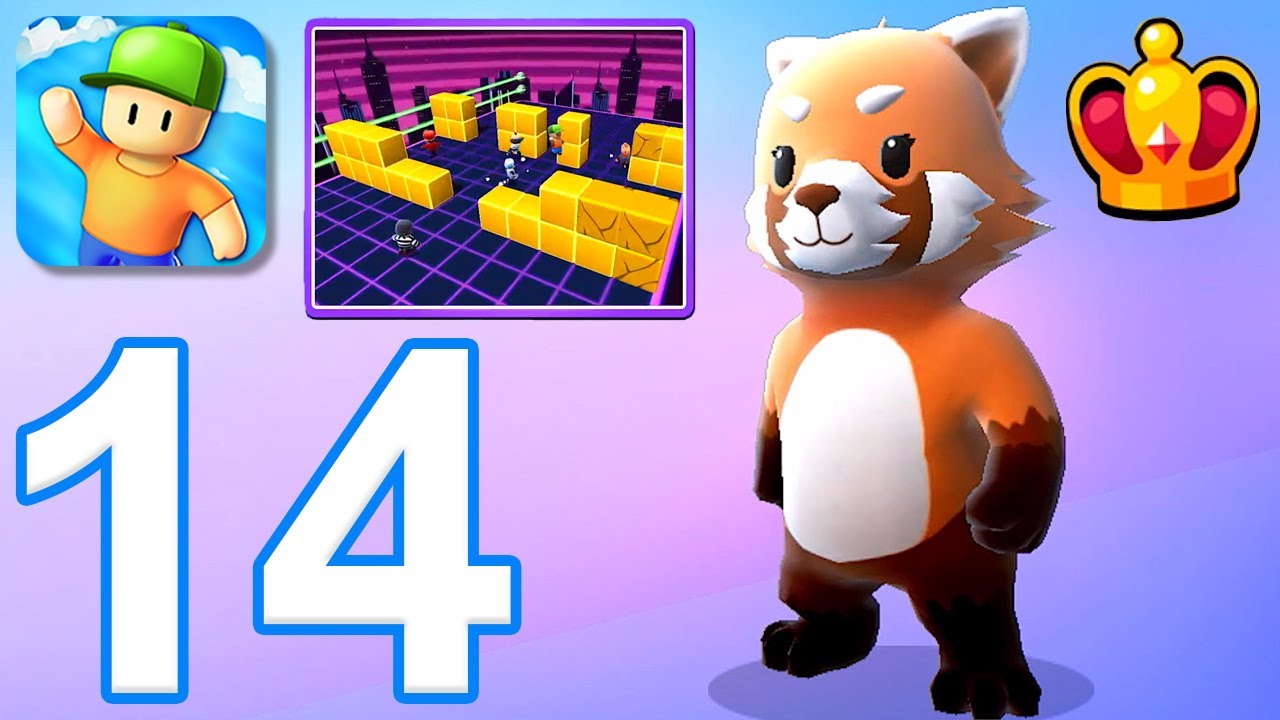Stumble Guys - Gameplay Walkthrough Part 14 - New Map: Block Dash (iOS, Android)