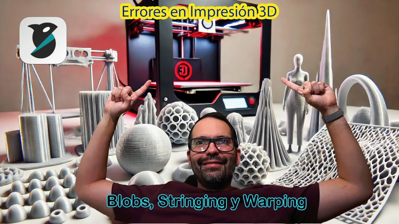 Errores Comunes en Impresión 3D: Blobs, Stringing y Warping
