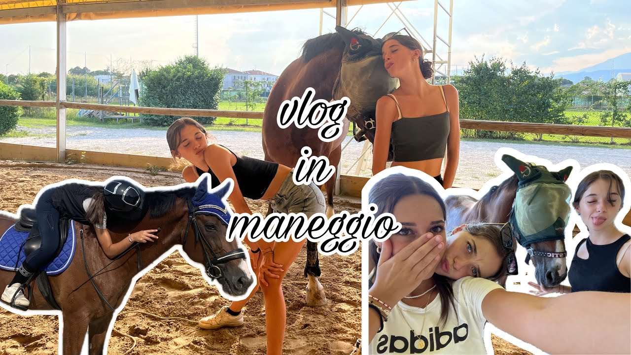 vlog in maneggio con @Le_horses_twins ❤️