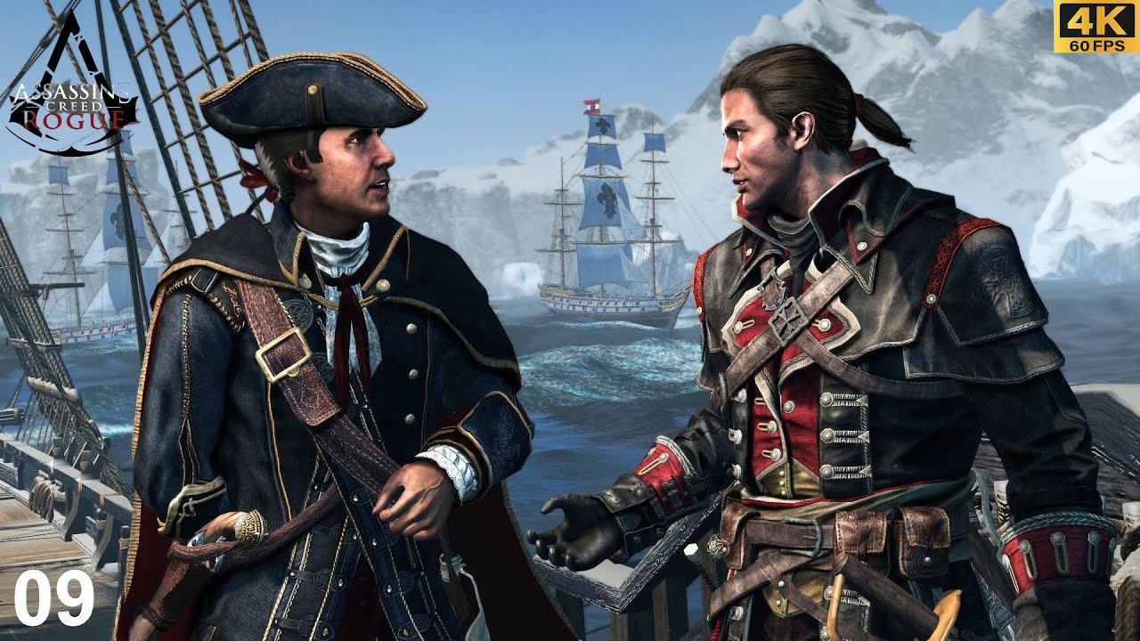ASSASSIN'S CREED ROGUE - PART 9 - BECOMING A TEMPLAR [4K] [60FPS]