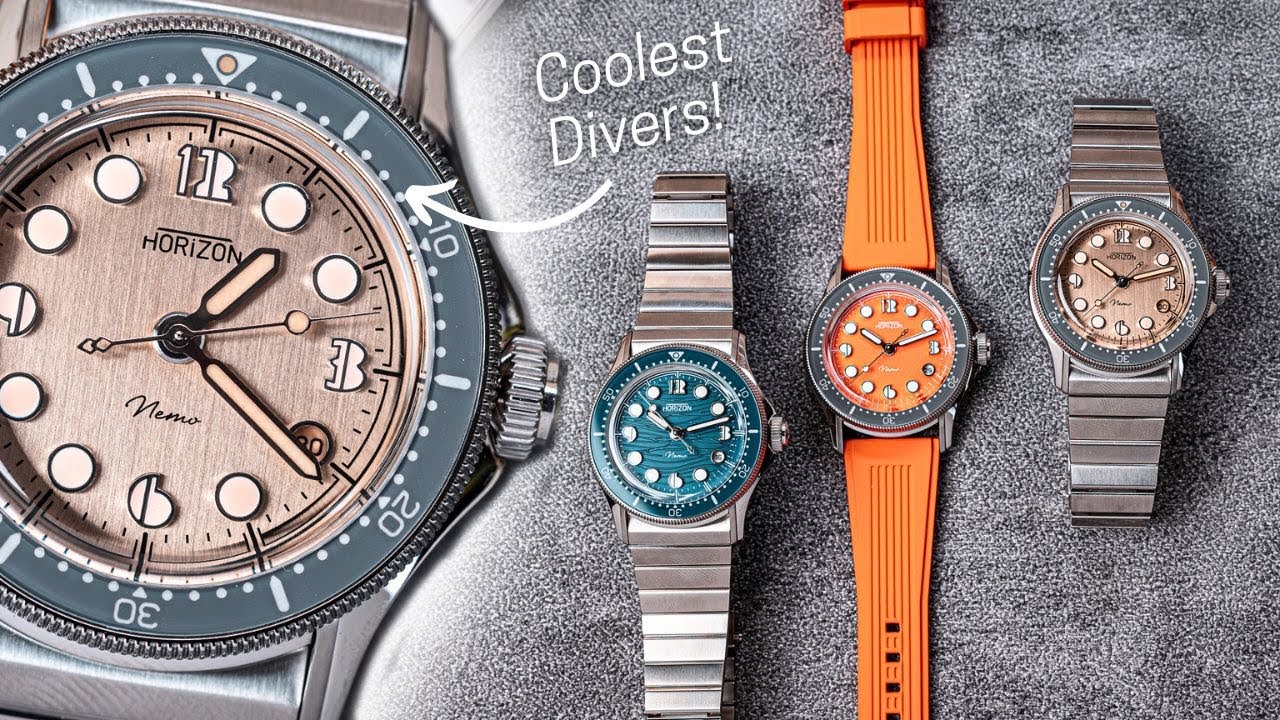 Most Interesting Dive Watch for $1000 | Hands-on with Horizon Nemo  Collection