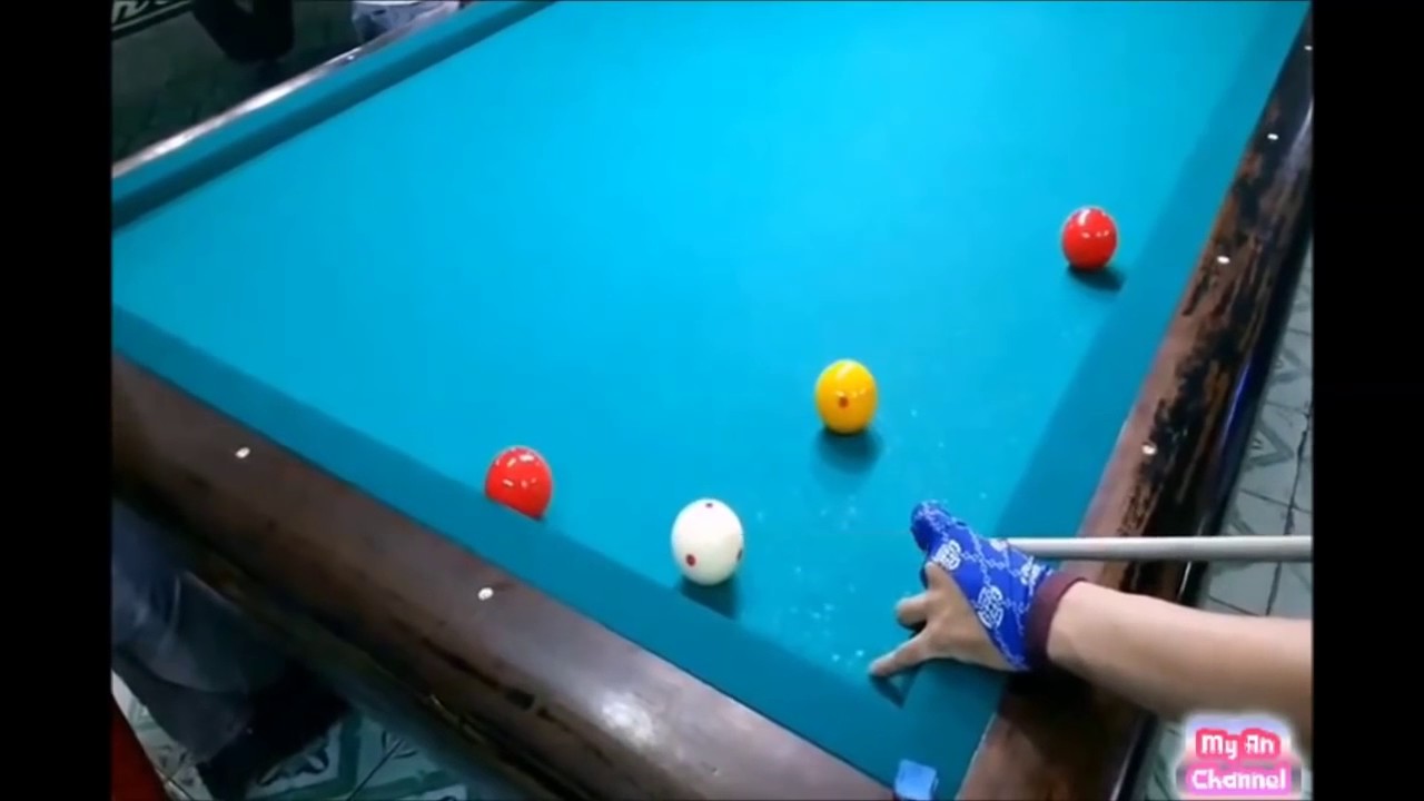 V}99450 : - Trick Shots 4 ball - Nguyễn Long - Carom Billiards art S&agrave;i G&ograve;n
