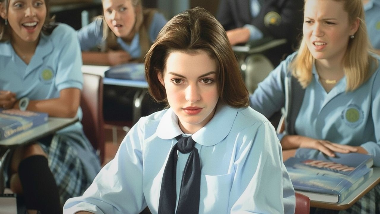 💔 بنت خايبة كتعاني من التنمر فجأة تحولات لأجمل بنت في البلاد😱 و... [ملخص فيلم the princess diaries]