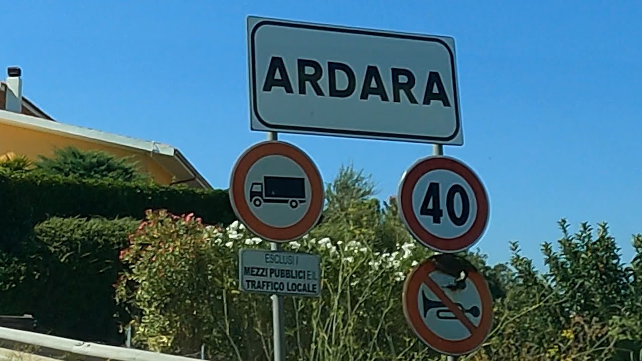 Ardara (SS) in auto - 3X speed 🚙🇮🇹