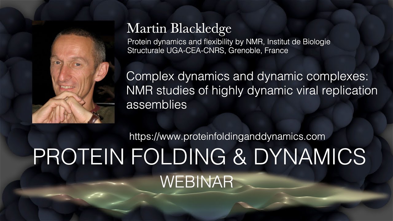 Martin Blackledge, 6.12.21- NMR studies of highly dynamic viral replication assemblies