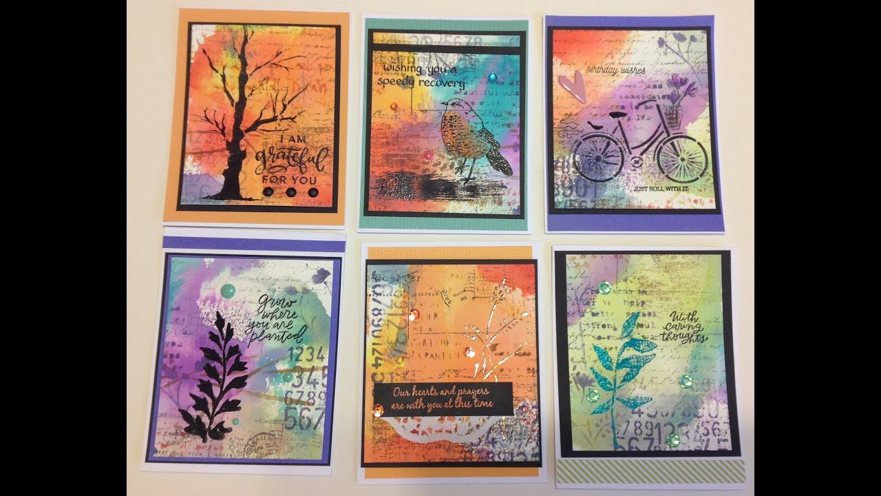Mixed Media Card Making 11-15-18