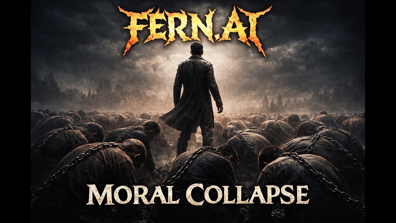 FERN.AI – Moral Collapse (AI-Generated Heavy Thrash Metal | Official Video)