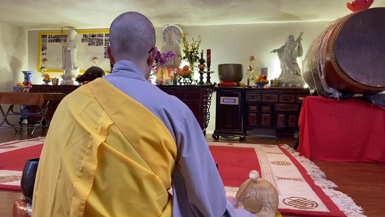 Amitabha Sutra chanting and recitation of Amitabha’s name 108 times