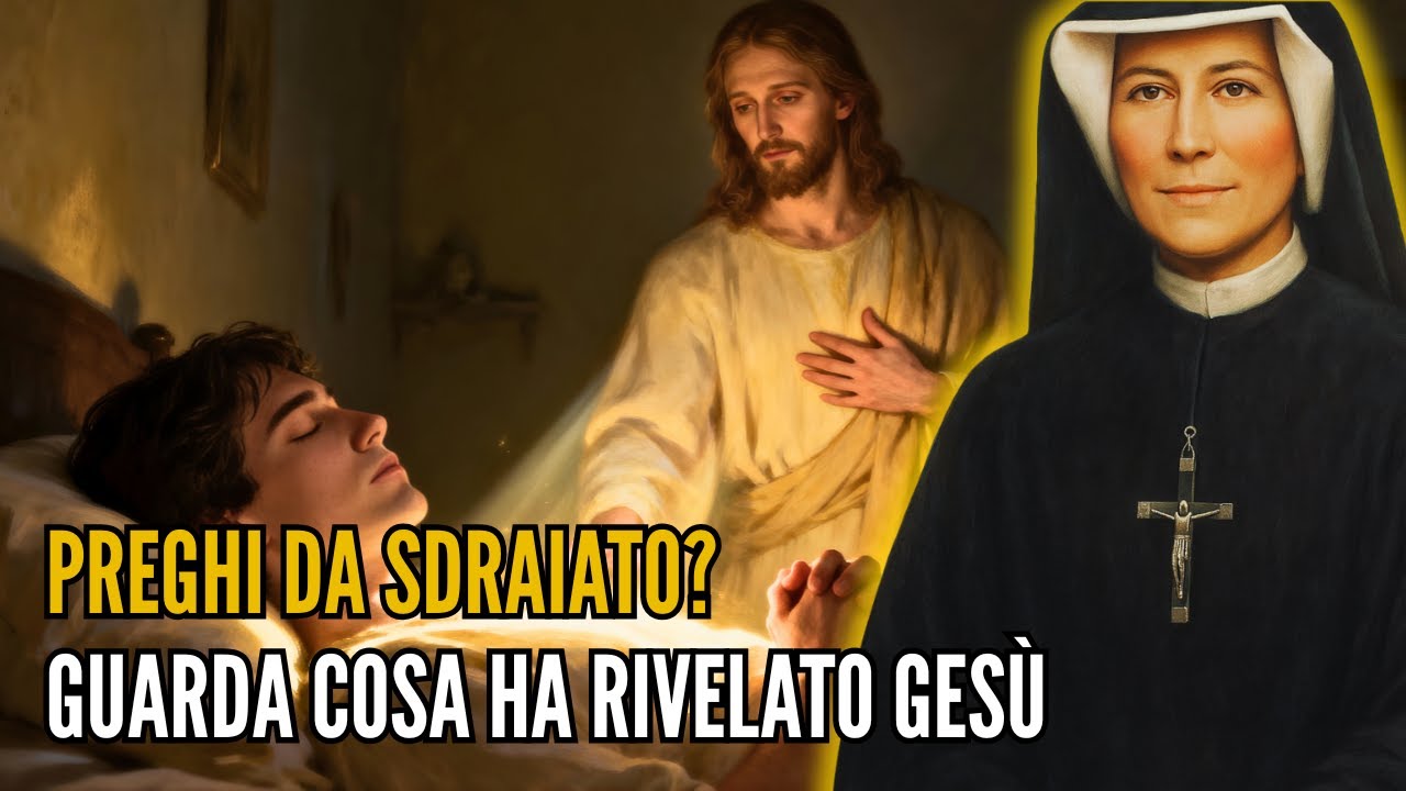 Santa Faustina rivela: Cosa accade quando preghi da sdraiato — ciò che Gesù le mostrò