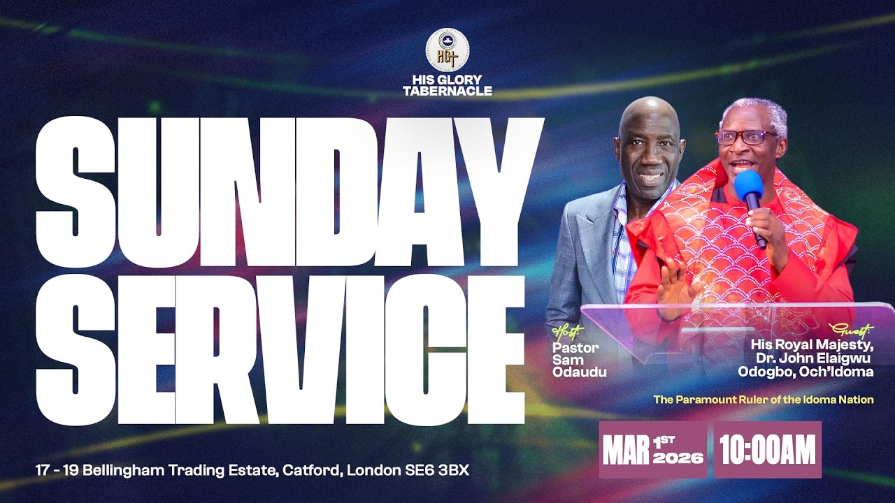 Thanksgiving Sunday II 1st March 2026 || RCCG His Glory Tabernacle UK