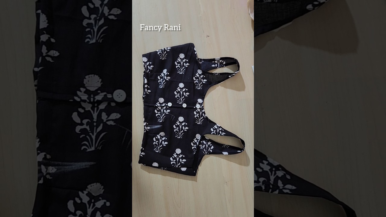 Stylish Sleeveless blouse cutting