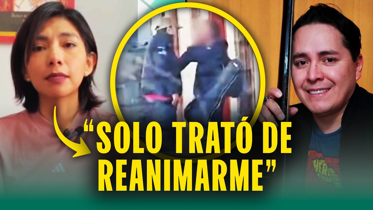 Graban a líder de orquesta golpeando a compañera en plena calle