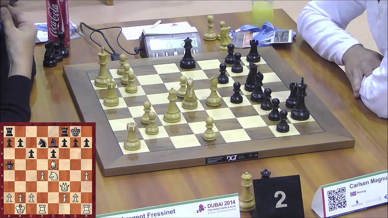 L. Fressinet - M. Carlsen. Blitz