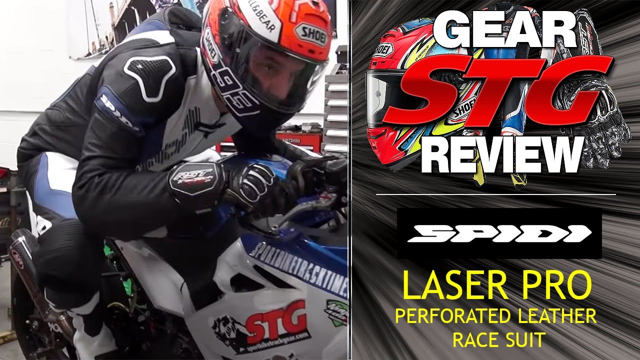 Spidi Laser Pro Perforated Leather Race Suit Review | Sportbike Track Gear
