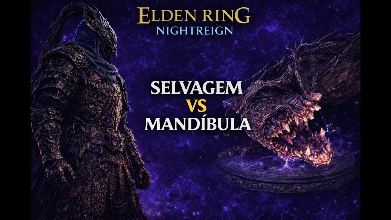 O Selvagem Enfrentou Mandíbula… e Quase Deu MUITO RUIM! - Elden Ring: Nightreign