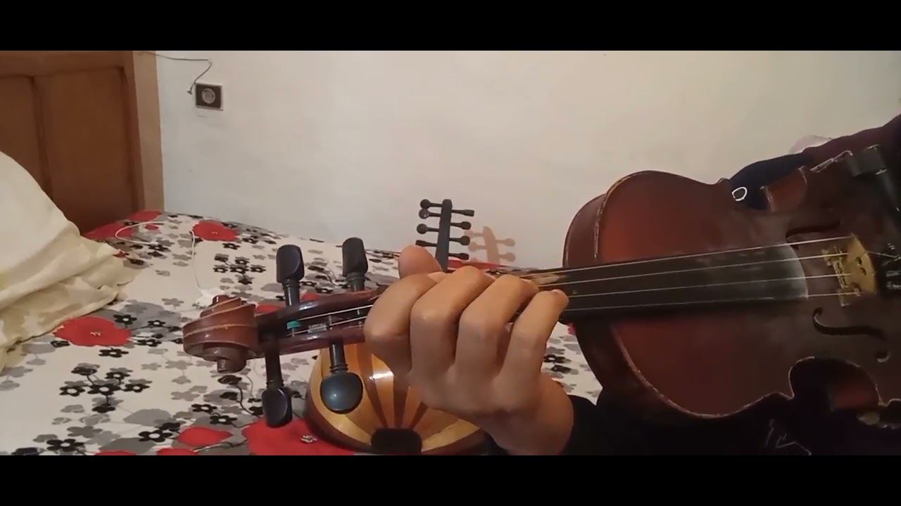 تعليم اغنية أكذب عليك على الكمان(2)