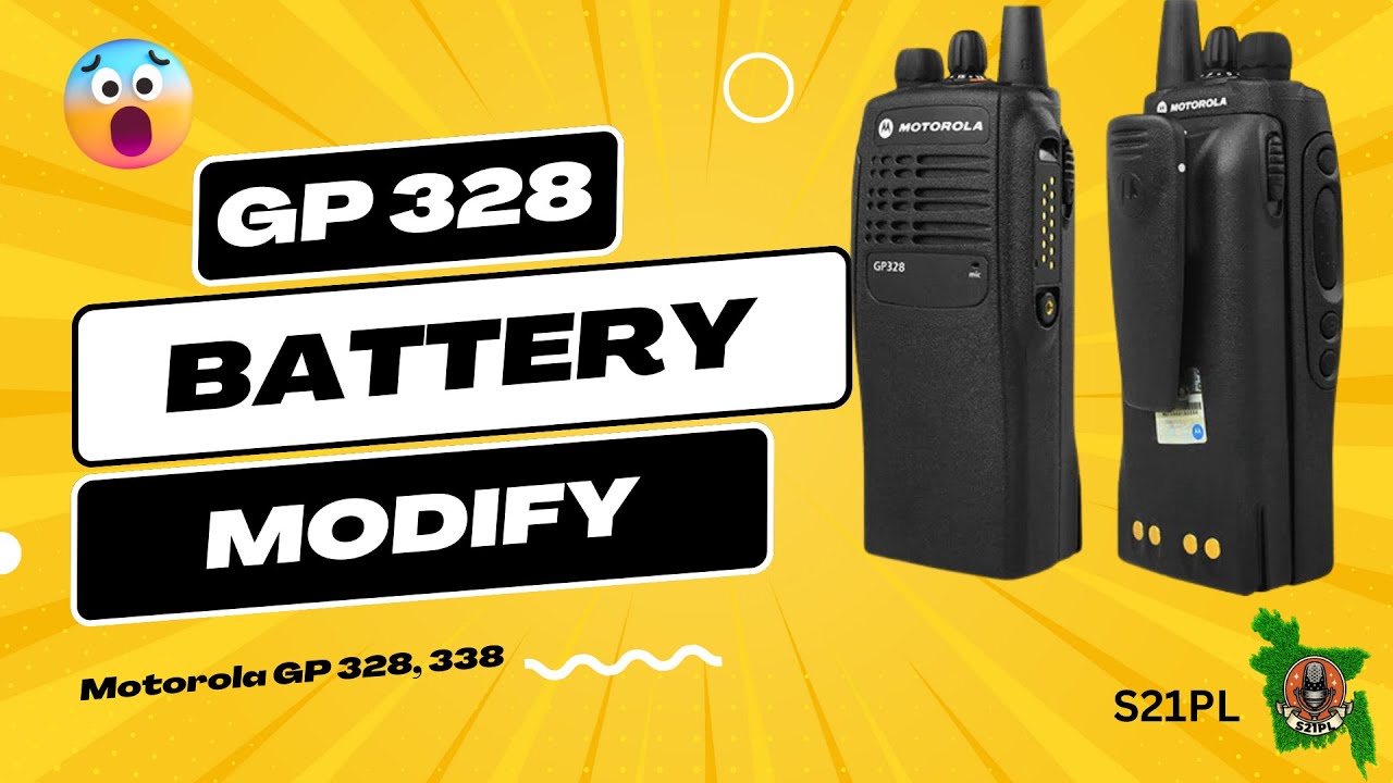 Motorola GP328 Battery Open || GP338 || S21PL ||