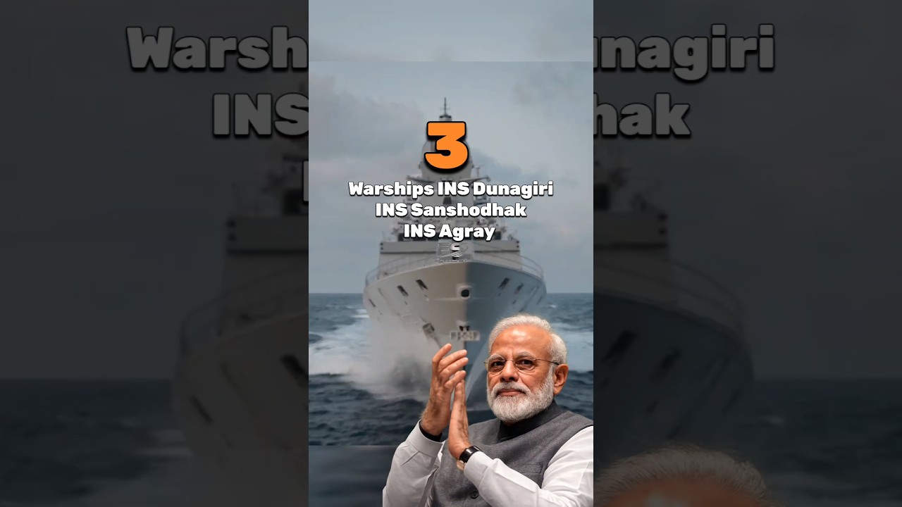 Three Warships Boost India's Navy