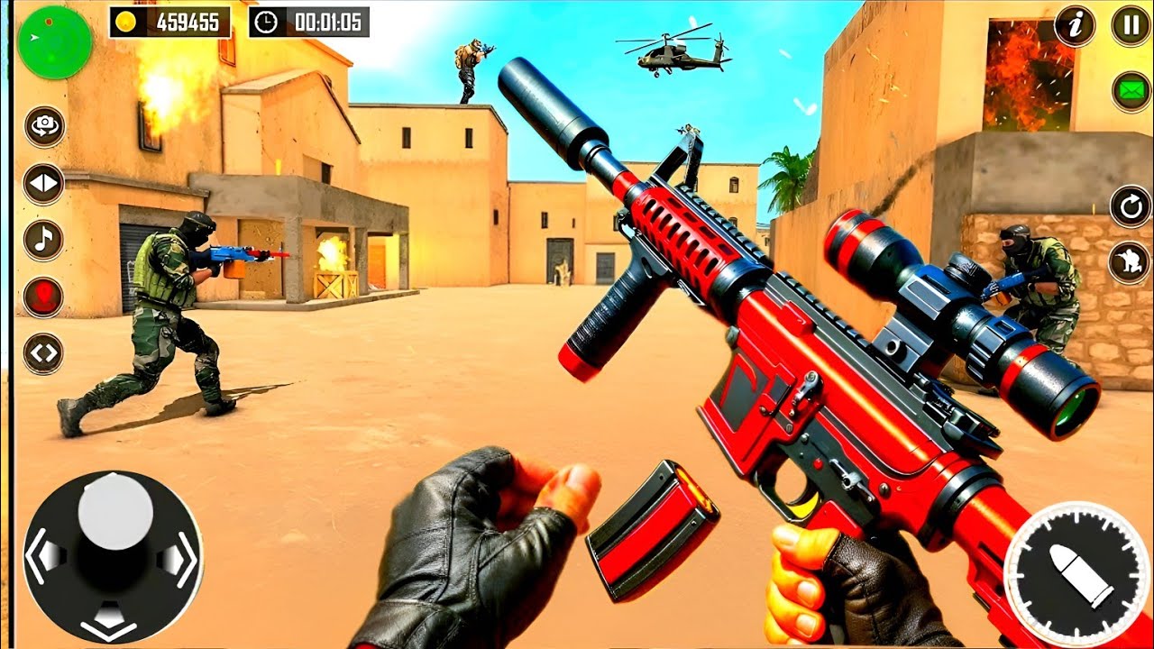 Counter Terrorist: Critical Strike Shooter 3D — Игры-стрелялки — Android GamePlay