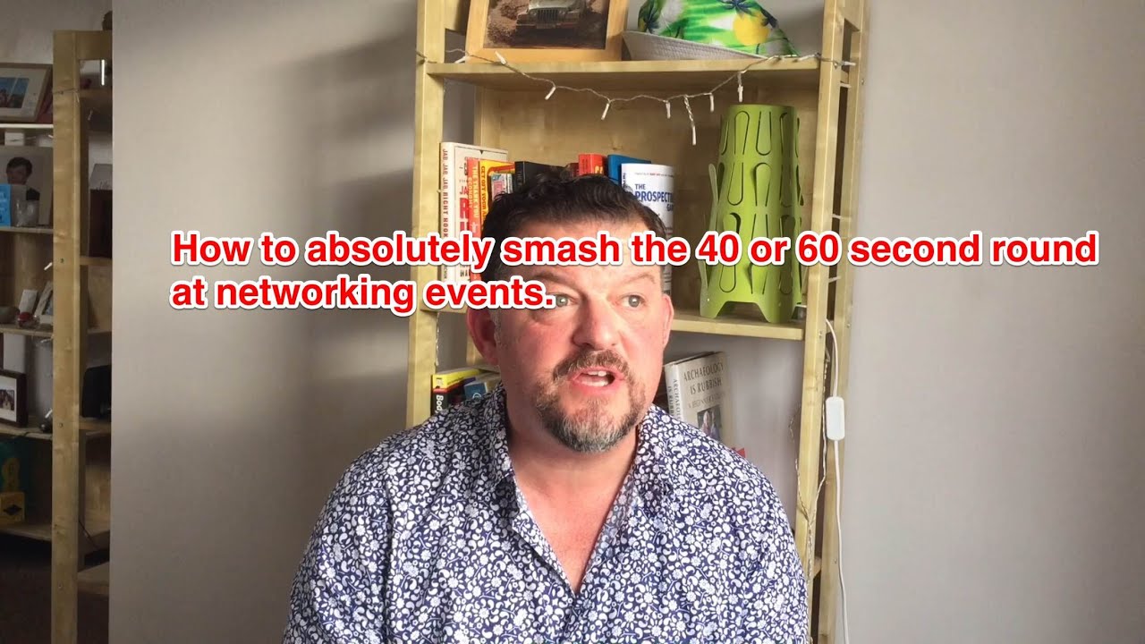 How to deliver a perfect 40 or 60 second introduction at business networking events.