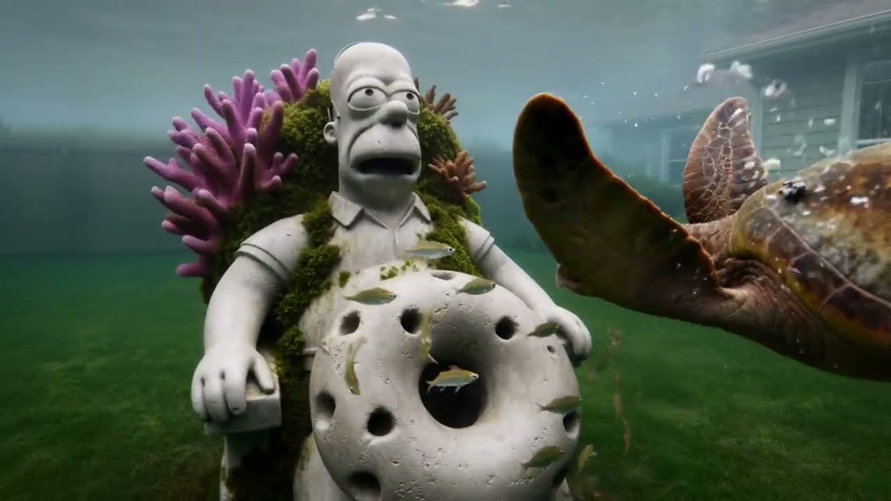 I Put a GoPro on a Turtle and Found the REAL Sunken Springfield!