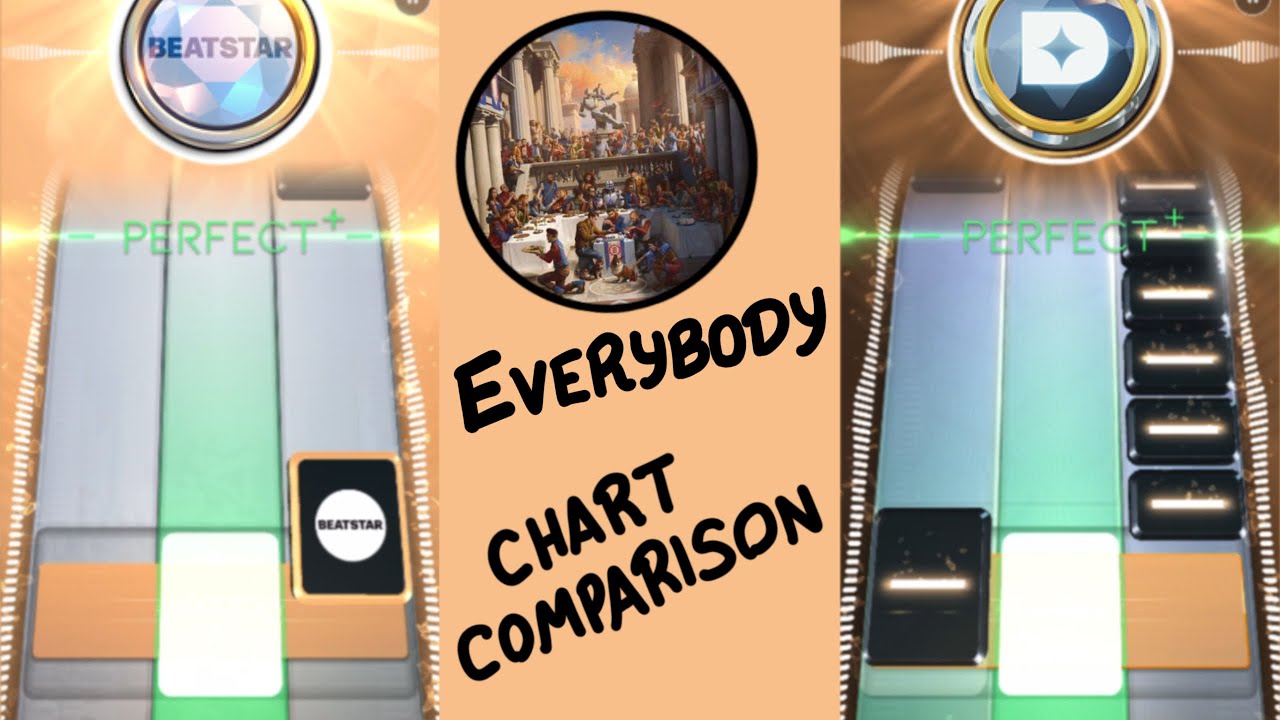 [Beatstar] Everybody - Logic // Chart Comparison (Standard vs Deluxe)