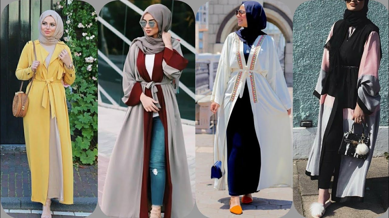 تعرفي على افكار تنسيق العبايات المفتوحة كلها اناقة و موضة