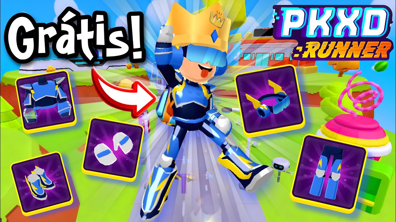 PK XD DICA COMO GANHAR A NOVA ARMADURA COMPLETA GRÁTIS DO PK XD RUNNER! PETER GAMES