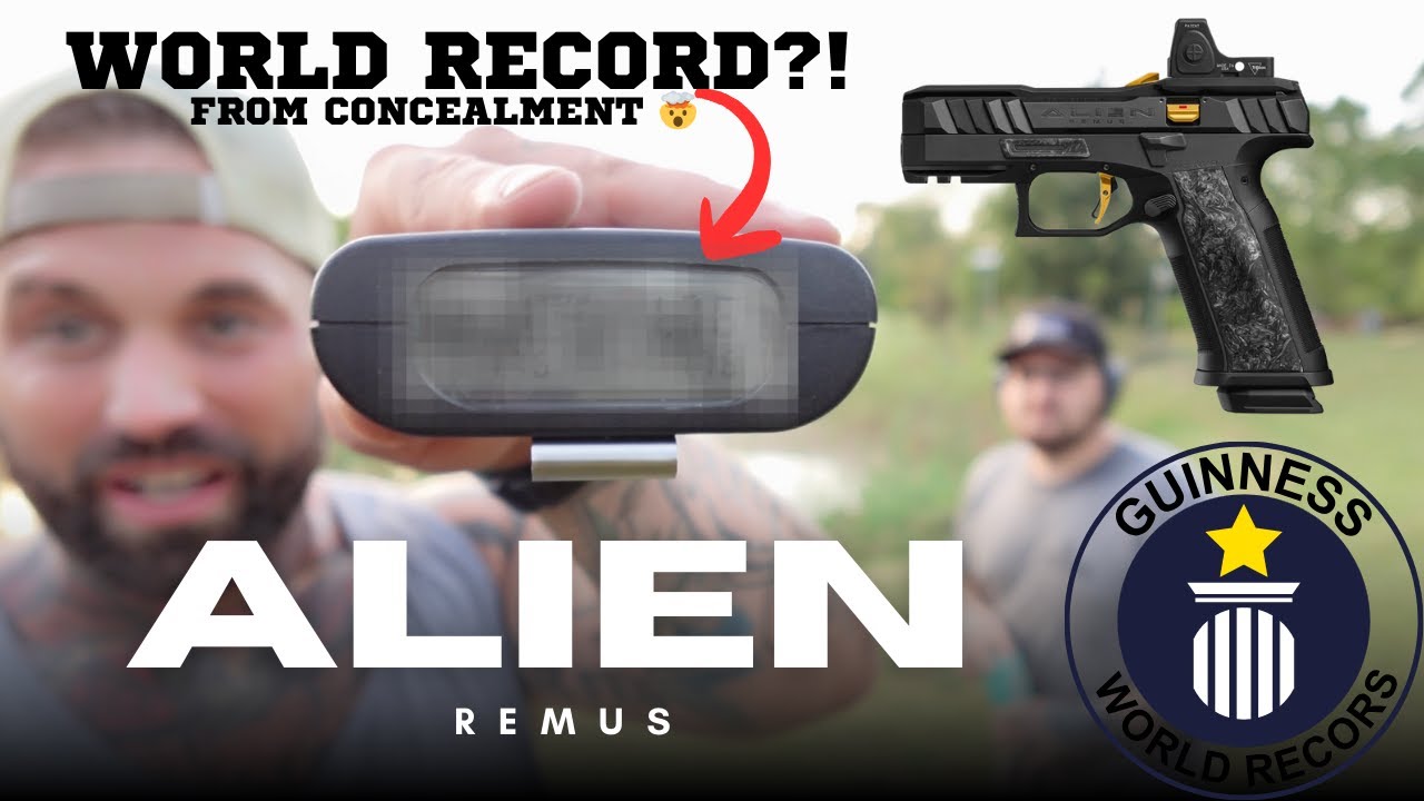 LaugoArms Alien Remus Draw From Concealment — мировой рекорд!? @LaugoArms_official
