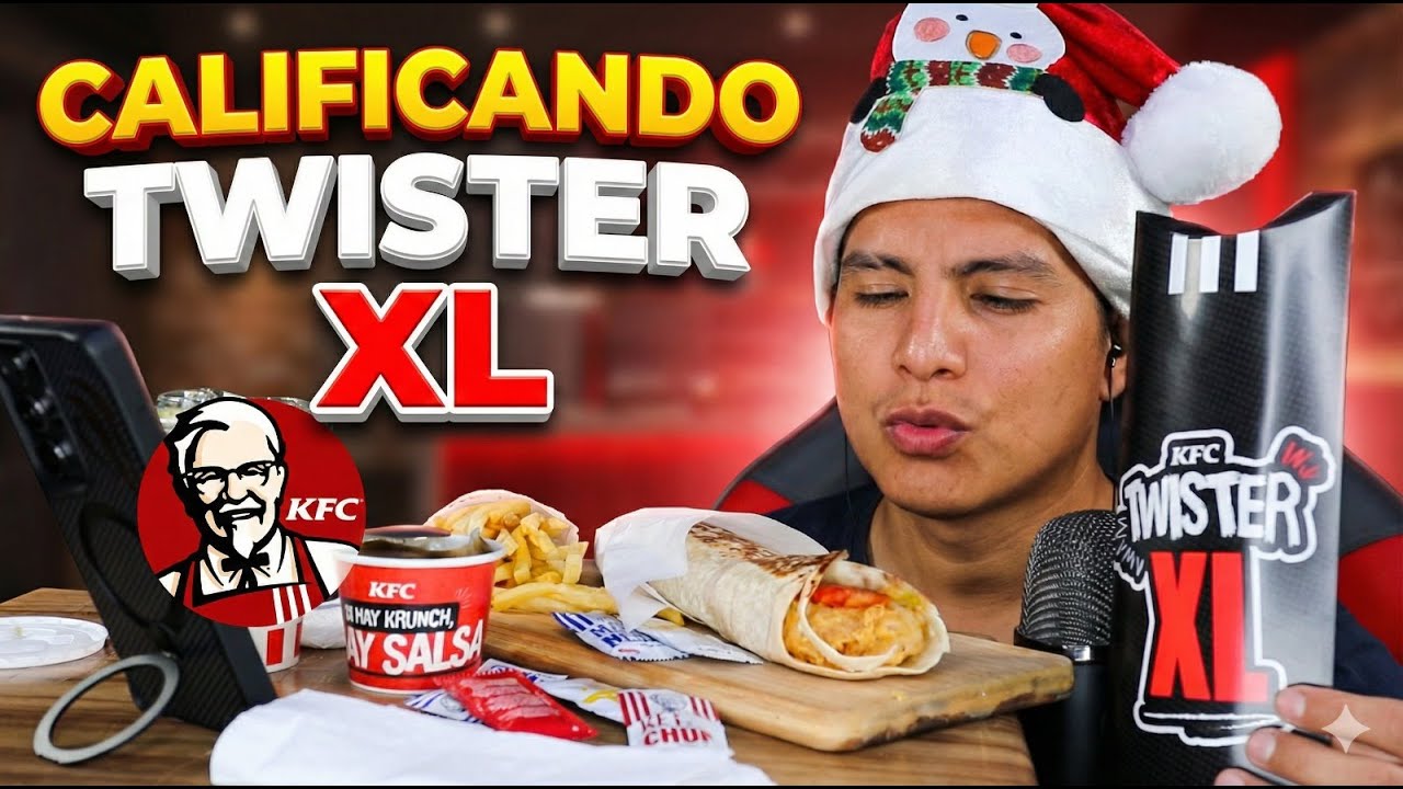 PROBANDO EL TWISTER XL DE KFC - ASMR