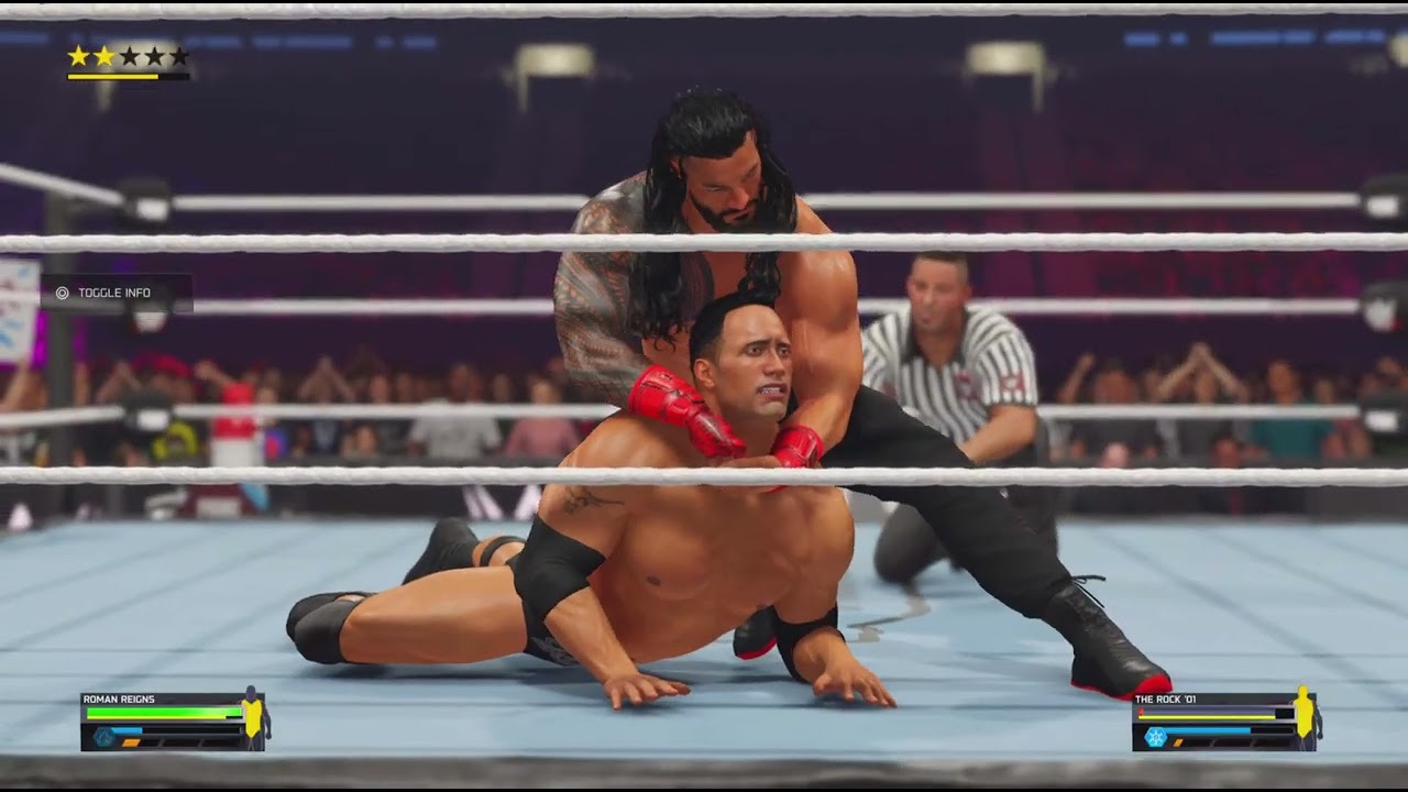 ROMAN REIGHS VS THE ROCK'01