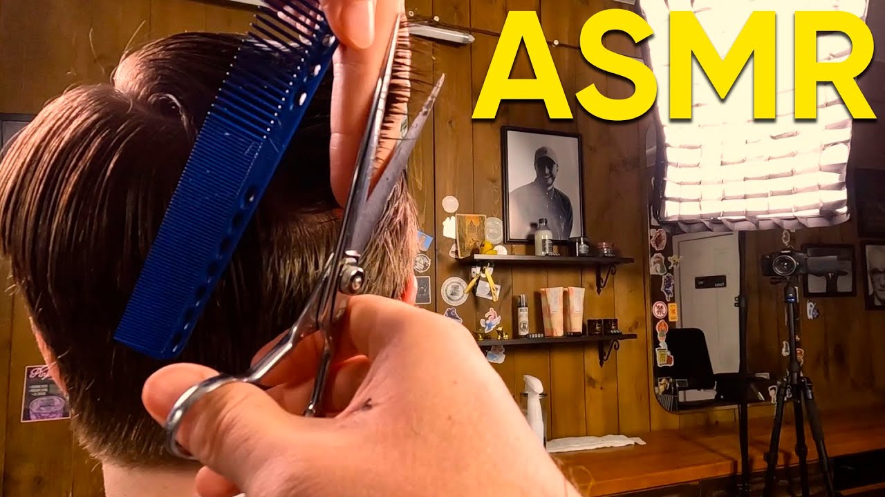 Идеальная стрижка POV только ножницами для идеального сна!💈 ASMR БАРБЕР