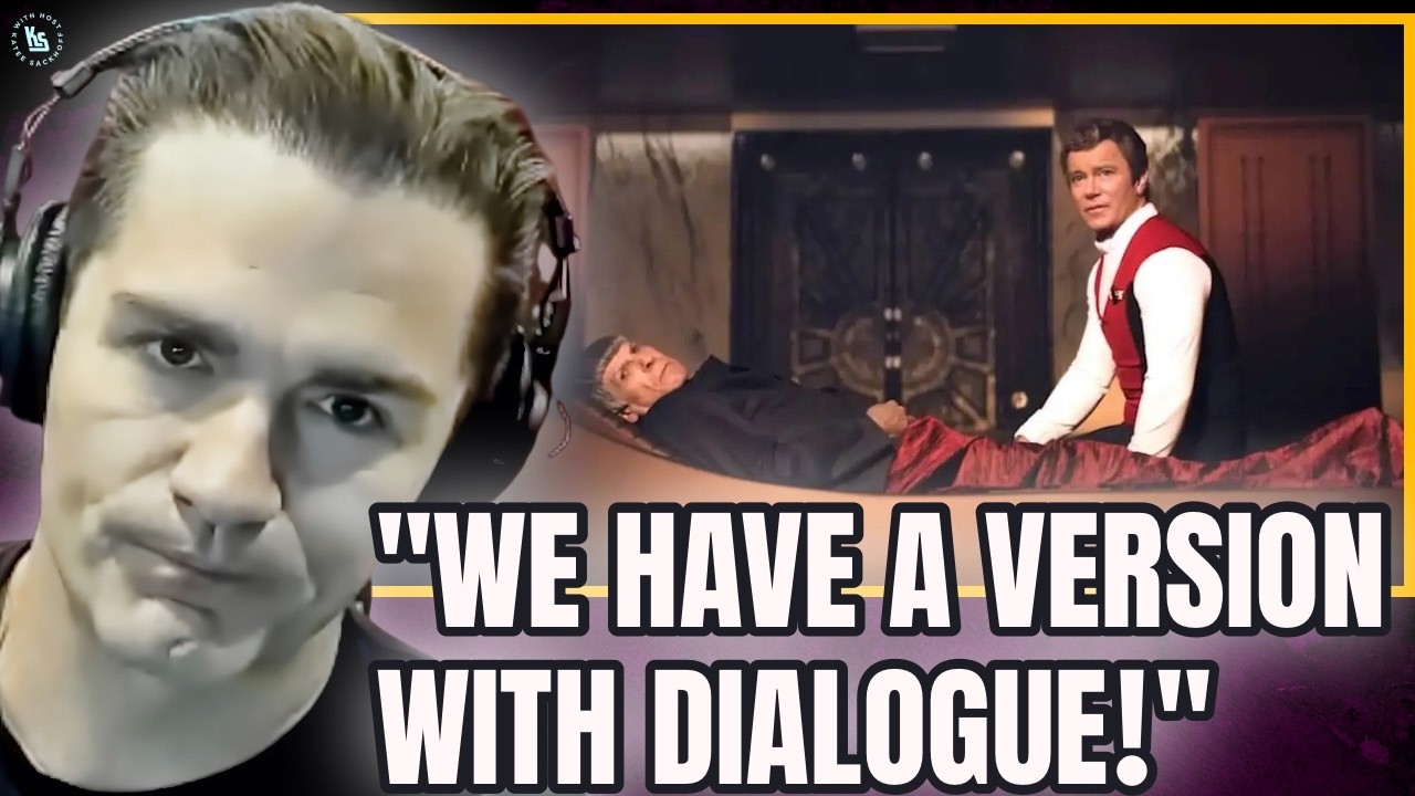 Sam Witwer reveals there’s an alt version of Star Trek Unification with dialogue!!!