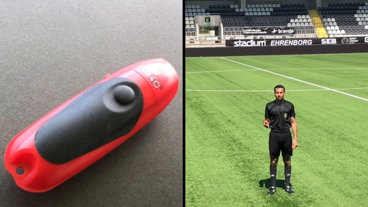 Fox 40 Electronic whistle Review - Sound graphs - In a stadium